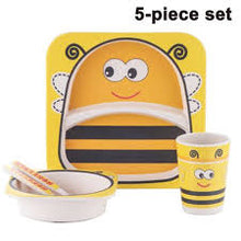 Load image into Gallery viewer, Kids Bamboo Ware Dinner Set