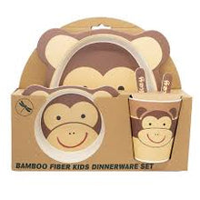 Load image into Gallery viewer, Kids Bamboo Ware Dinner Set