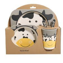 Load image into Gallery viewer, Kids Bamboo Ware Dinner Set