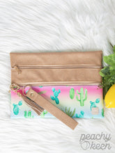Load image into Gallery viewer, Double Zip Wristlets
