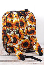 Load image into Gallery viewer, Sunflower quilted Backpack